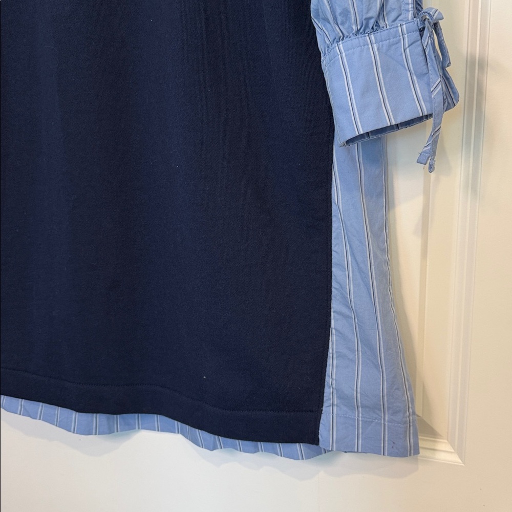 Free Assembly Sweatshirt/Oxford Long Sleeve Dress - Picture 4 of 5